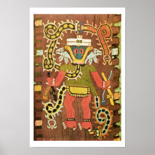 broderade mytologiska figur, Paracas Necropoli Poster