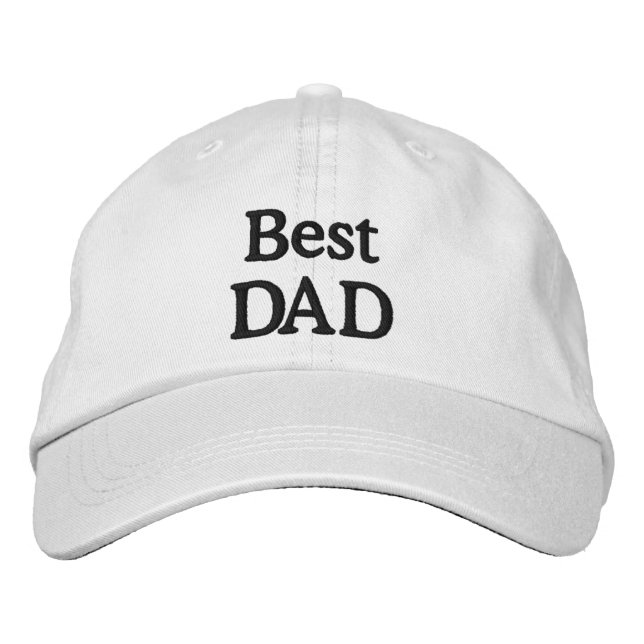 Broderat justerbart tak broderad keps (Framsida)