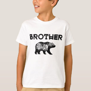 Broderbjörn - barns T-tröja T Shirt