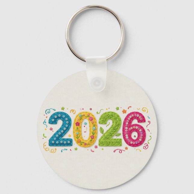 Broderfartyg Stil 2026 Firande Nyckelring (Framsida)