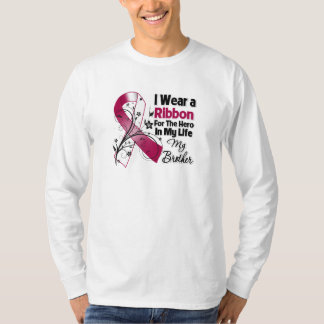 Broderhjälte i min cancer för livhuvudnacke t shirt