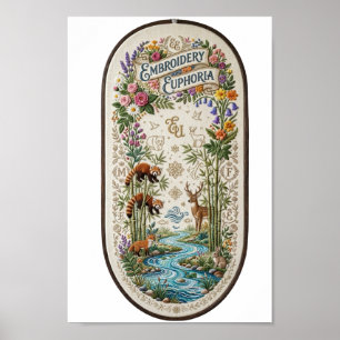 Broderi Eufori Poster