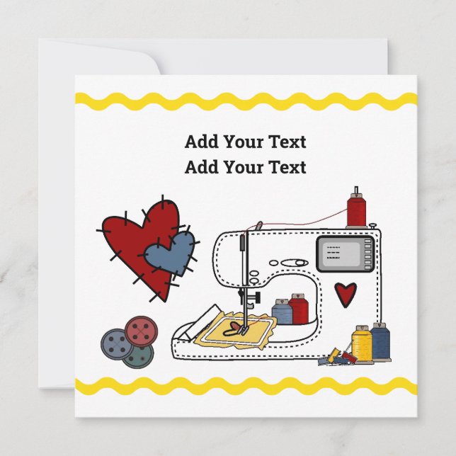 Broderi Inbjudningar (Framsida)