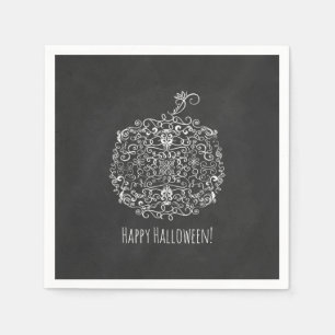 Broderi Krit tavla Höst Pumpa Höst Höst Fest Pappersservett