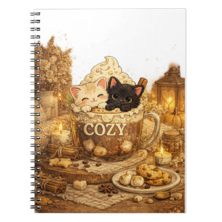 broderi, Mysig kattmugg, Chibi-kattungar, Smokingk Anteckningsbok