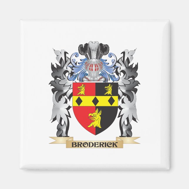 Broderick Jackar om Arm - Family Crest Magnet (Framsidan)