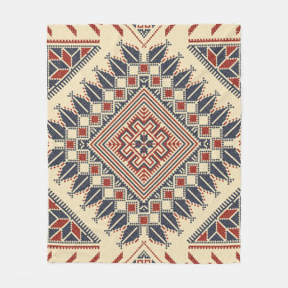 Broderie palestinienne traditionnelle fleecefilt