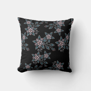 Broderier med pärlor kudde