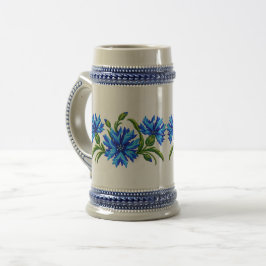 Broderilook Blå Kornblommor Sejdel