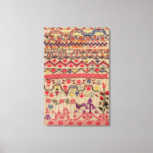 Broderimärkduk Canvastryck