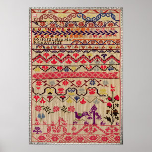 Broderimärkduk Poster