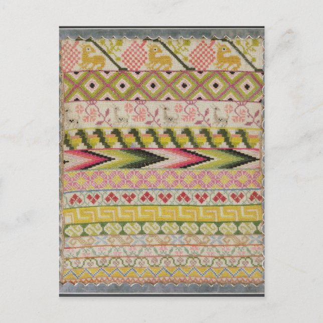 Broderisampler Vykort (Framsida)