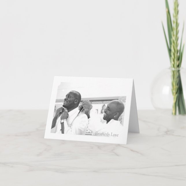 Broderlig kärlek kort (Framsida)