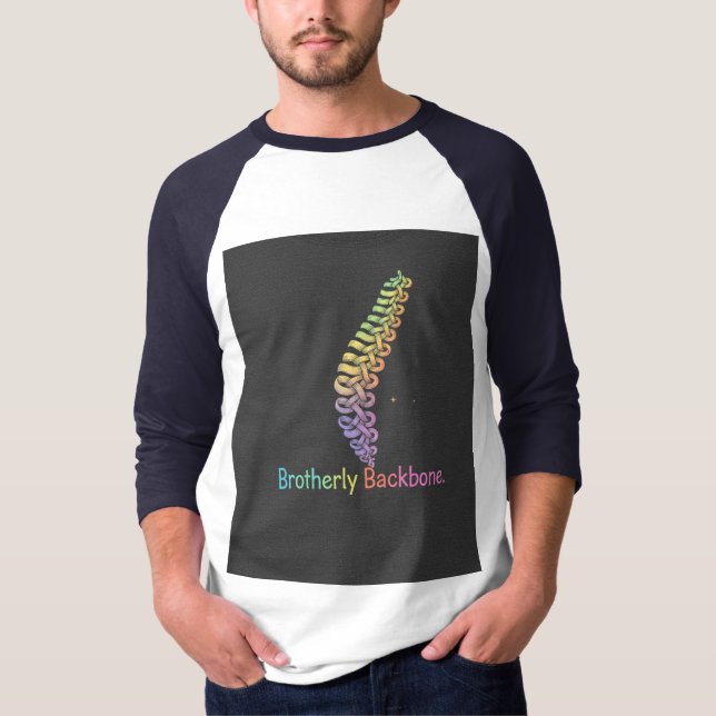 Broderlig Ryggrad – Styrka i Broderskap Tröja (Framsida)