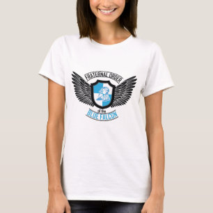 Broderligt beställa av blåttfalken, blåttfalk t-shirt
