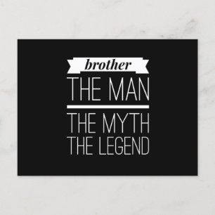 Brodern Mannen Myten Legenden Vykort