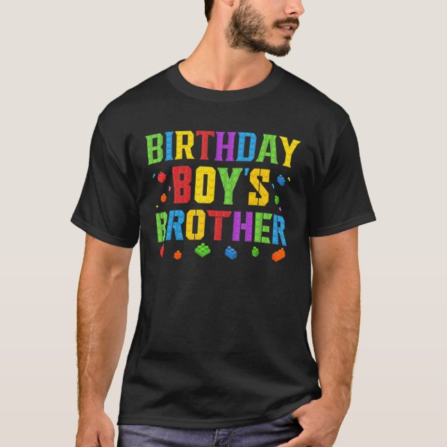 Bröderna blockerar huvudbyggaren Brick T Shirt (Framsida)