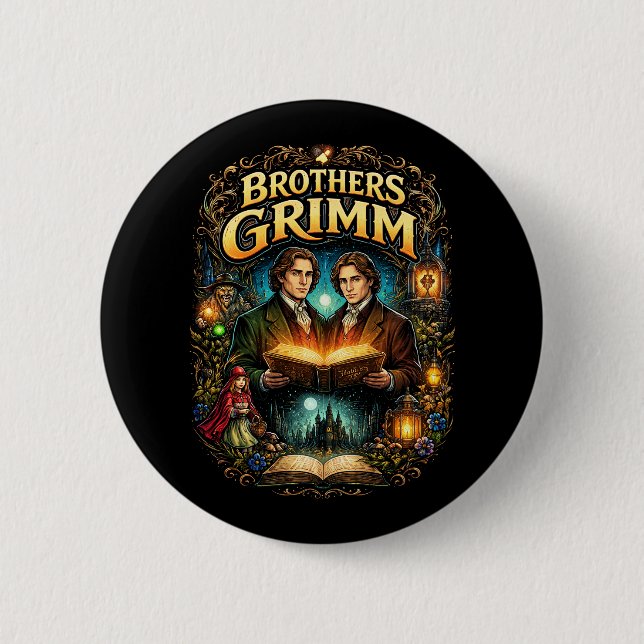 Bröderna Grimm Knapp (Framsida)