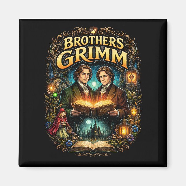 Bröderna Grimm Magnet (Framsidan)