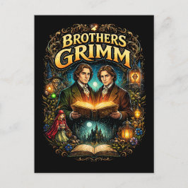 Bröderna Grimm Vykort