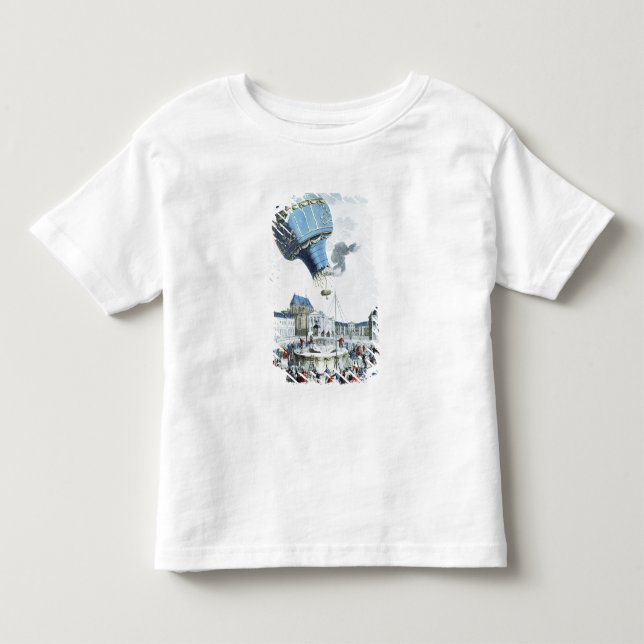 Bröderna Montgolfier hett-luft T-shirt (Framsida)