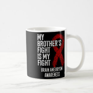 Broderns kamp är min kamp Brain Aneurysm Awarene Kaffemugg