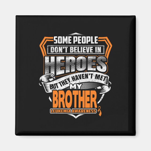 Broderns kamp är min kamp mot leukemi-medvetande 1 magnet (Framsidan)