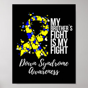 Broderns kamp är min kamp mot syndrom poster