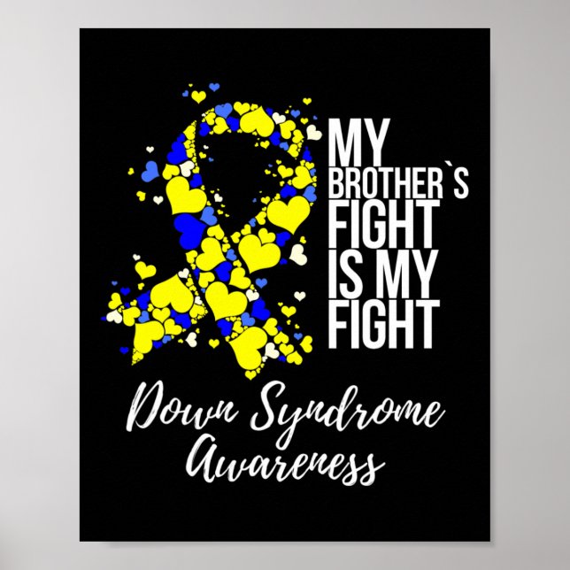 Broderns kamp är min kamp mot syndrom poster (Framsidan)