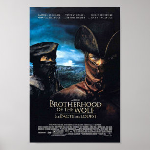 Broderskap i Vargens Fransk Poster