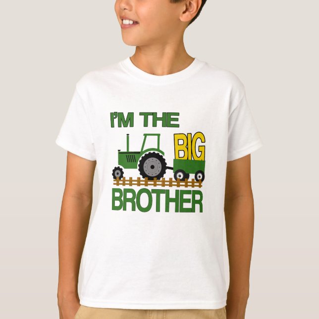 Brodertraktor T-shirt (Framsida)