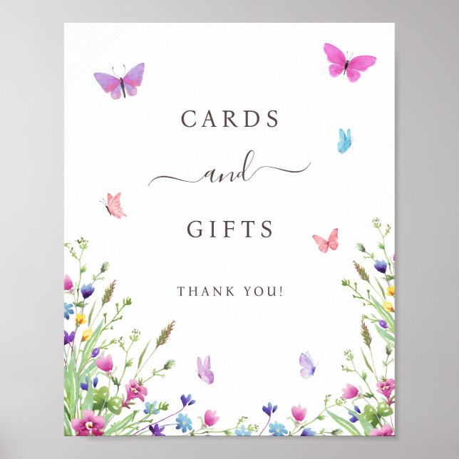 Brödgåvor och broschyrer av vilda blommor poster (Framsidan)