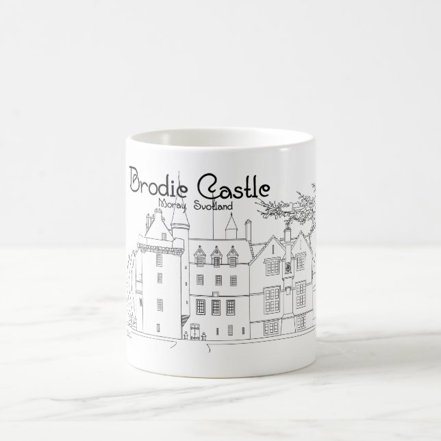 Brodie Castle, Moray, Skottland Kaffemugg (Center)