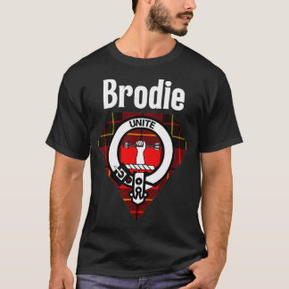 Brodie Clan Scottish Name Coat Of Arms Tartan T Shirt