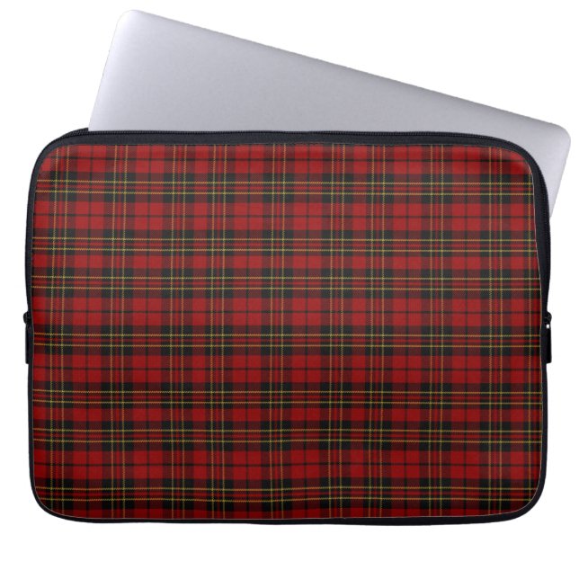 Brodie Clan Tartan Plaid Bärbar Datatorvskydd Laptop Fodral (Framsidan)