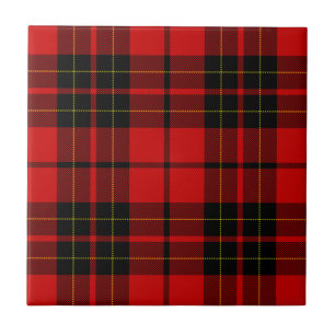 Brodie klan tartan röd rödspätta kakelplatta