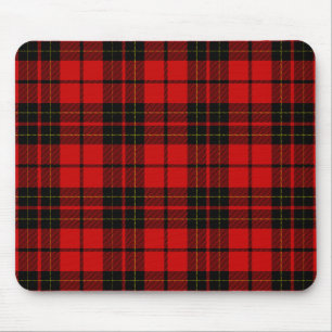 Brodie klan tartan röd rödspätta musmatta