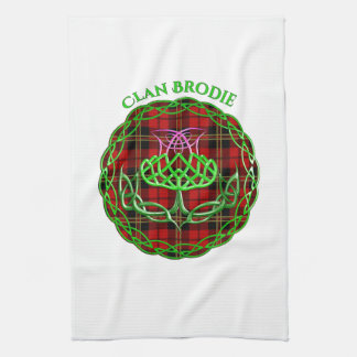 Brodie Scottish Tartan Celtic Thistle Kökshandduk
