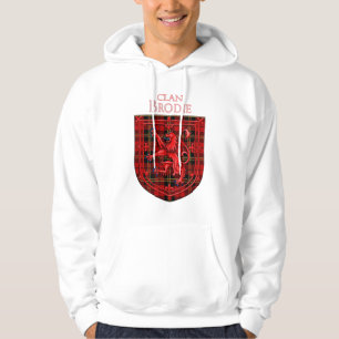 Brodie Tartan Scottish Play Lejon Rampant Hoodie