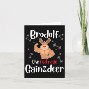 Brodolf the Red Nose Gainzdeer Manar Gym jul Kort
