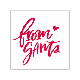 Brödröd från Santa Frimärke | Julgåva Självfärgande Stämpel