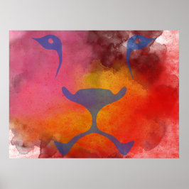 Brödt tigerskugga poster