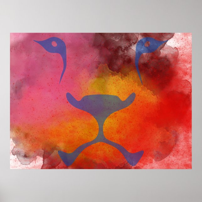 Brödt tigerskugga poster (Framsidan)