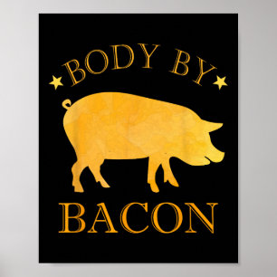 Brödtext av Bycon Bq Grilling Ham Loving Manar Fun Poster