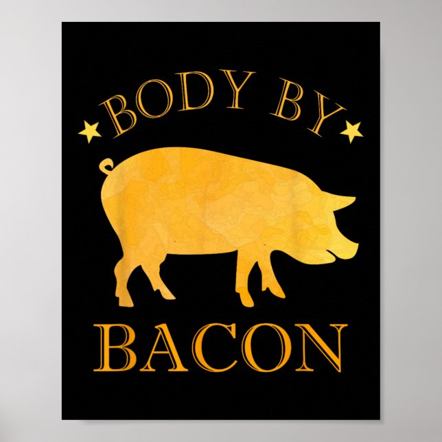Brödtext av Bycon Bq Grilling Ham Loving Manar Fun Poster (Framsidan)