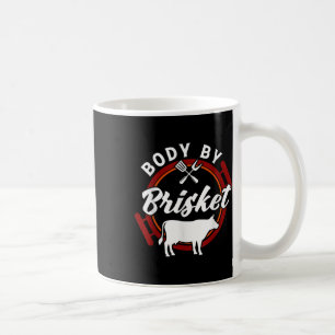 Brödtext efter Brisket Funny Bbq Smoker Barbecue G Kaffemugg