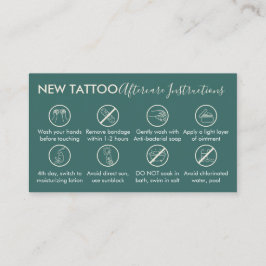 Brödtext Tattoo Art Efterhand Instructions Visitkort