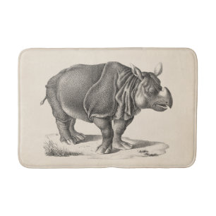Brodtmann Rhinoceros Sketch Badrumsmatta
