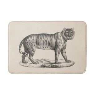 Brodtmann Tiger Sketch Badrumsmatta