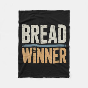 Brödvinnare Rolig bakning Sourdough Bagare Älskare Fleecefilt